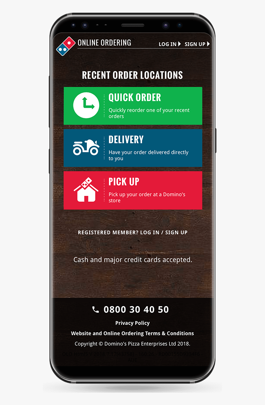 Mobile App Of Dominos, HD Png Download
