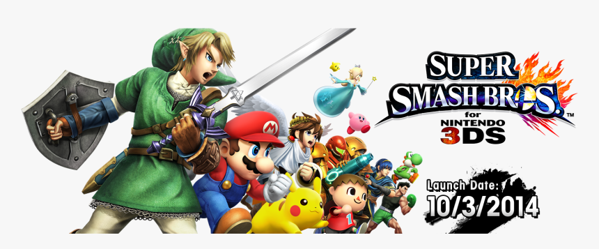 Super Smash Bros - Super Smash Bros 3ds Png, Transparent Png