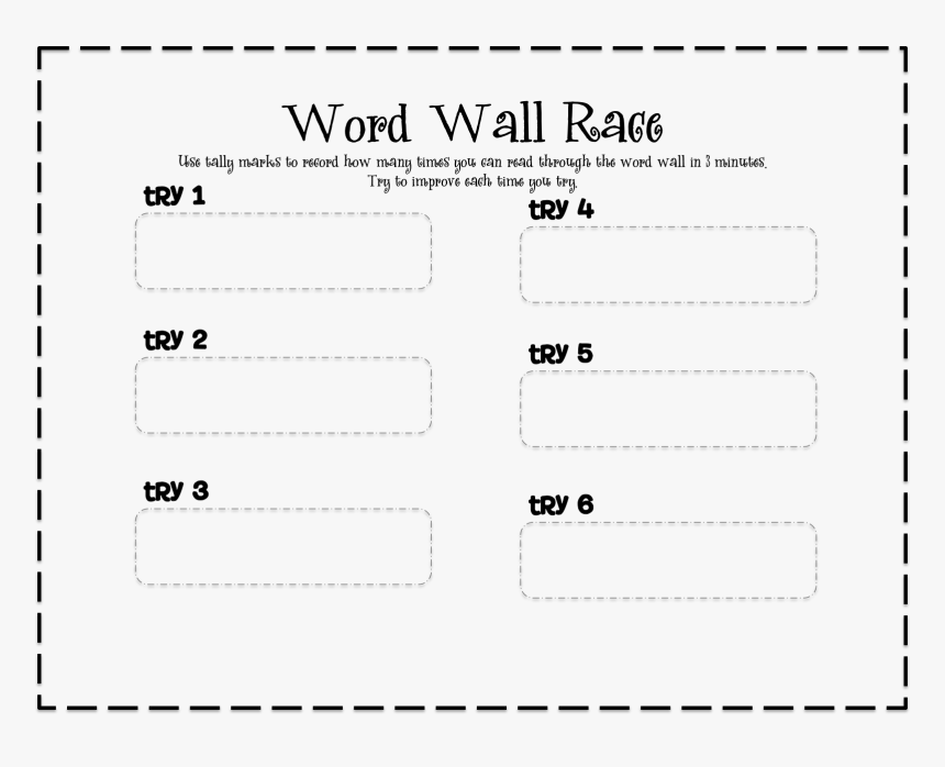 Word Wall Activities First Grade, HD Png Download