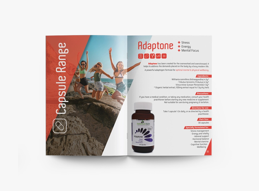 Health Supplement Brochure Design, HD Png Download