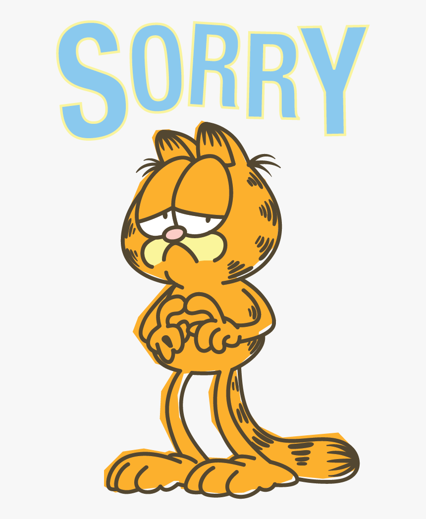 Garfield Line Messaging Sticker - Cartoon, HD Png Download
