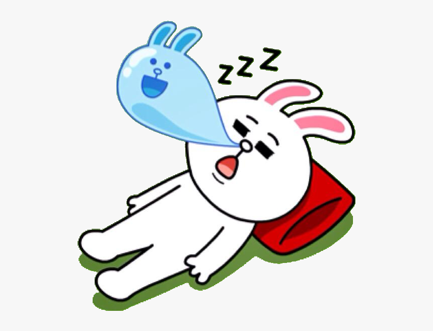 Transparent Snore Clipart - Line Sticker Png, Png Download