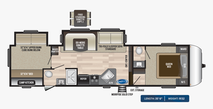 2019 Keystone Hideout 281dbs, HD Png Download