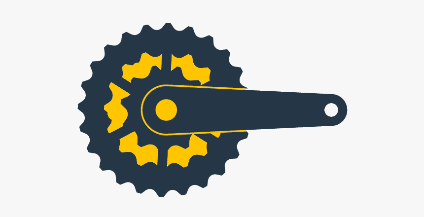 Cogwheel/derailleur Front Icon - Circle With Wavy Edge Jpg, HD Png Download
