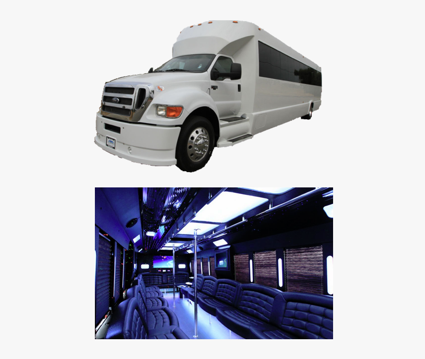 Vehicle - Party Bus For 40 Passengers, HD Png Download