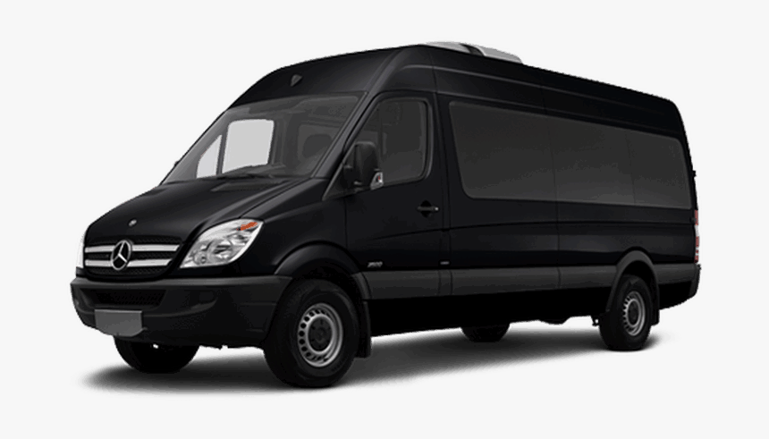 Houston Party Bus Lounge Sprinter Exterior - Big Black Mercedes Van, HD Png Download