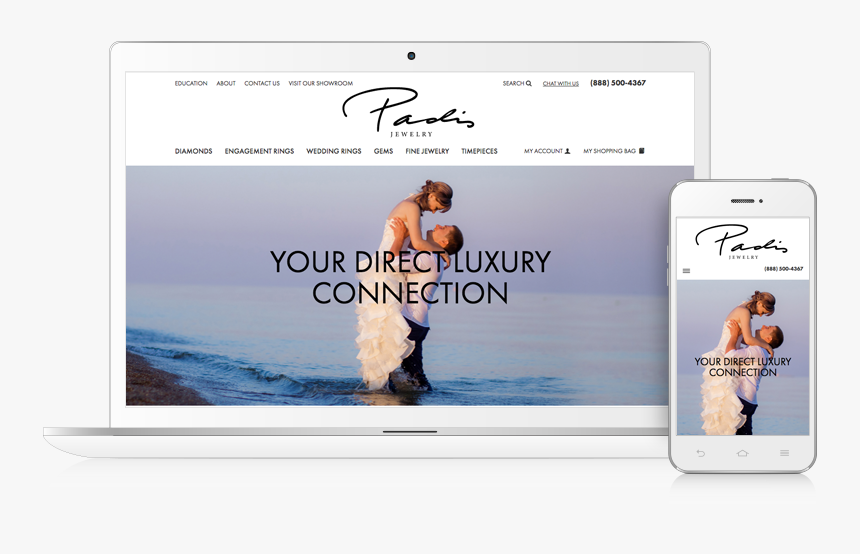 Jewelry Website Design For Retail Jewelers - Iphone, HD Png Download