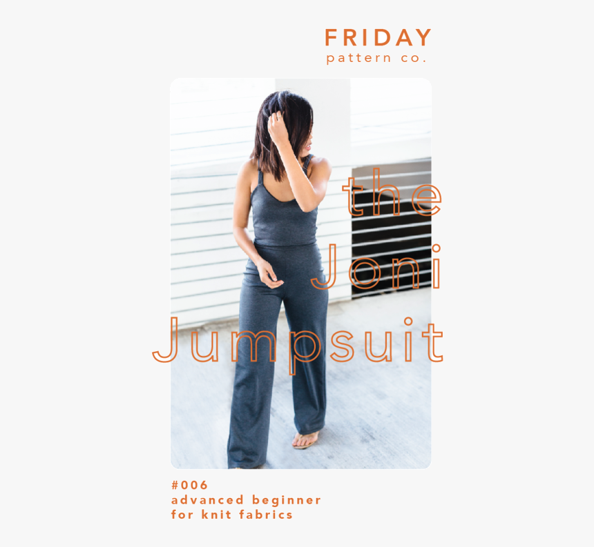 Friday Pattern Co - Joni Jumpsuit Friday Pattern, HD Png Download