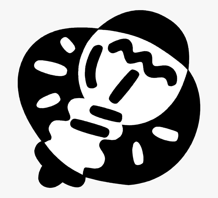 Vector Illustration Of Electric Light Bulb Symbol Of, HD Png Download