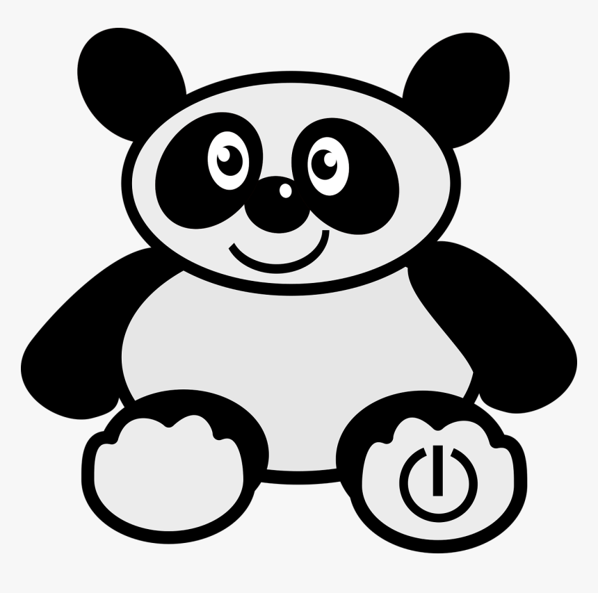 Giant Panda Teddy Bear Cuteness Computer Icons - Animal Cartoon Png, Transparent Png