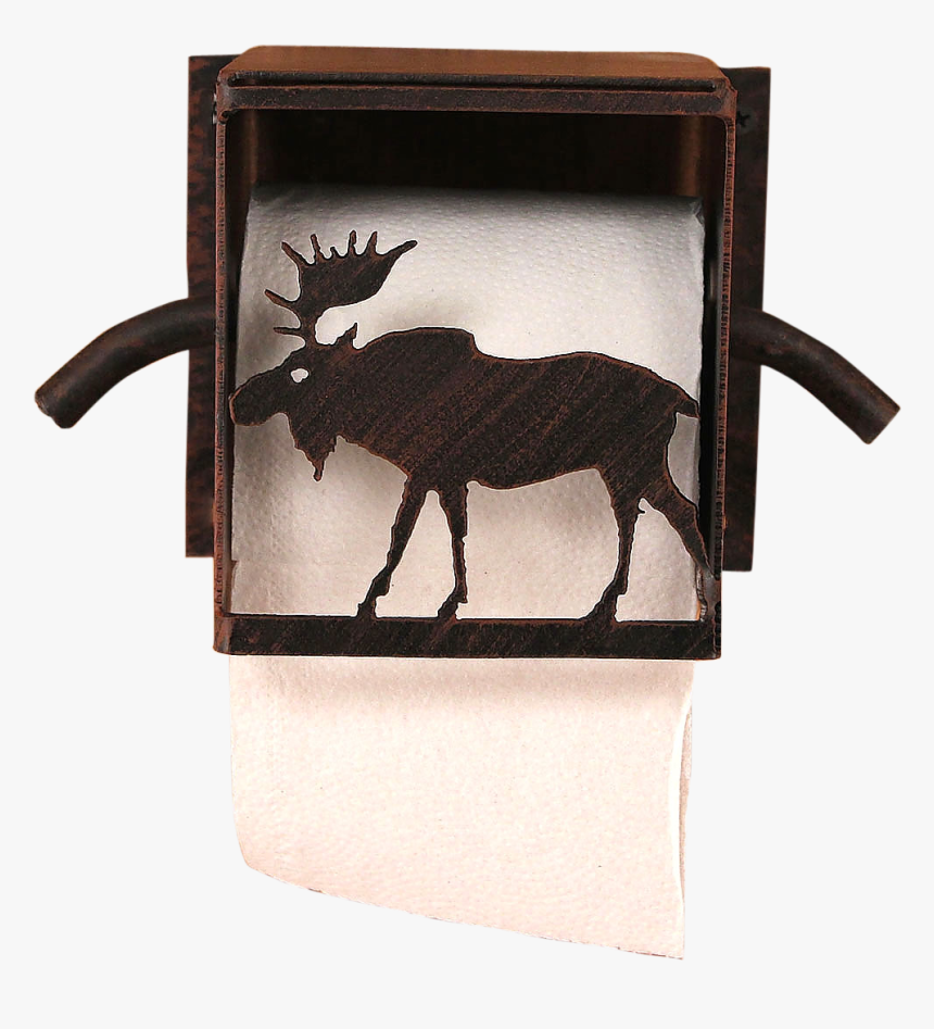 Iron Moose Toilet Paper Box - Elk, HD Png Download