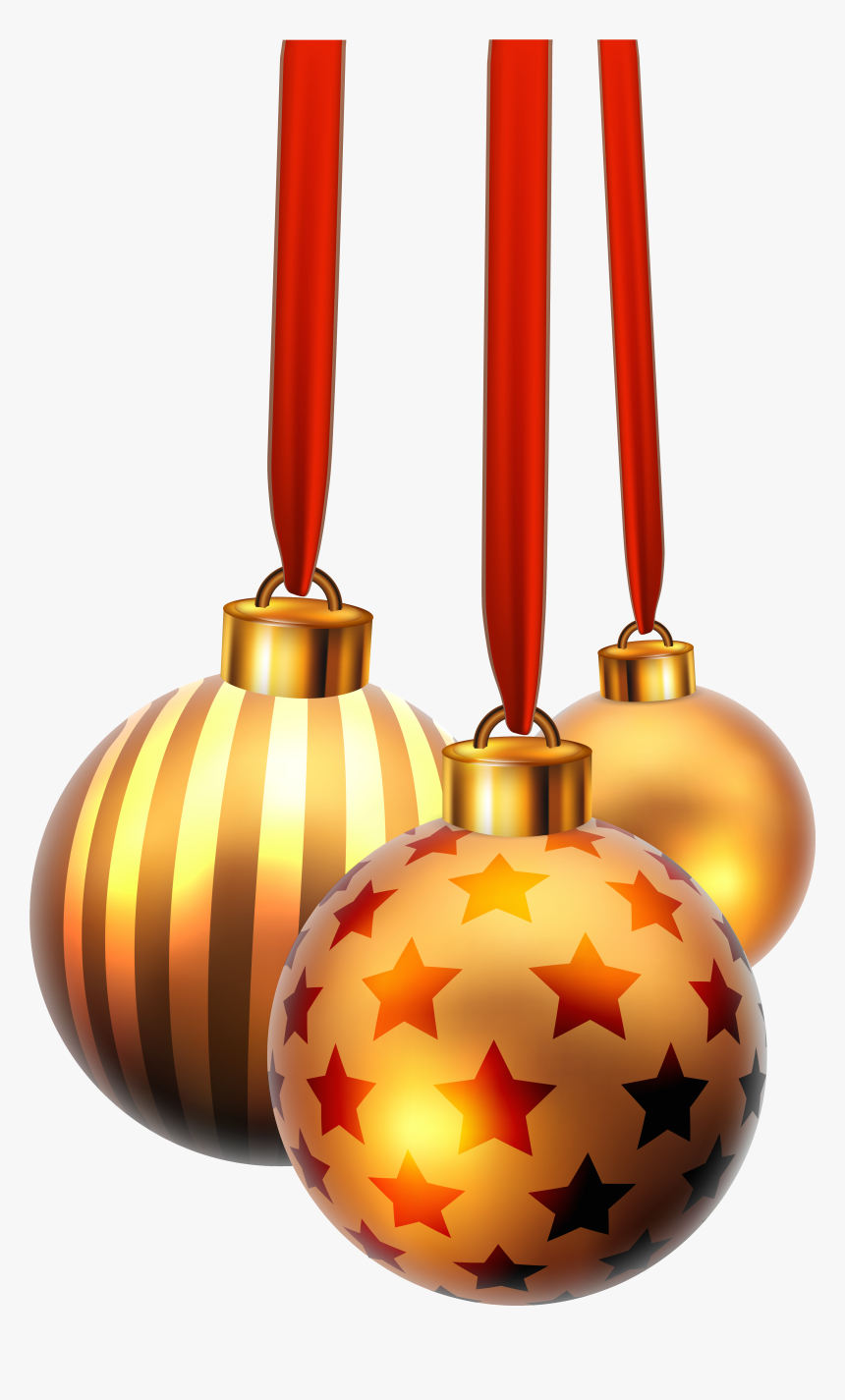 Transparent Hanging Christmas Ornaments Png - Xmas Balls Png, Png Download