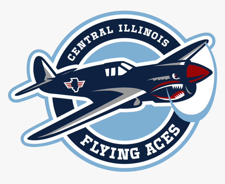 Central Illinois Flying Aces Logo, HD Png Download