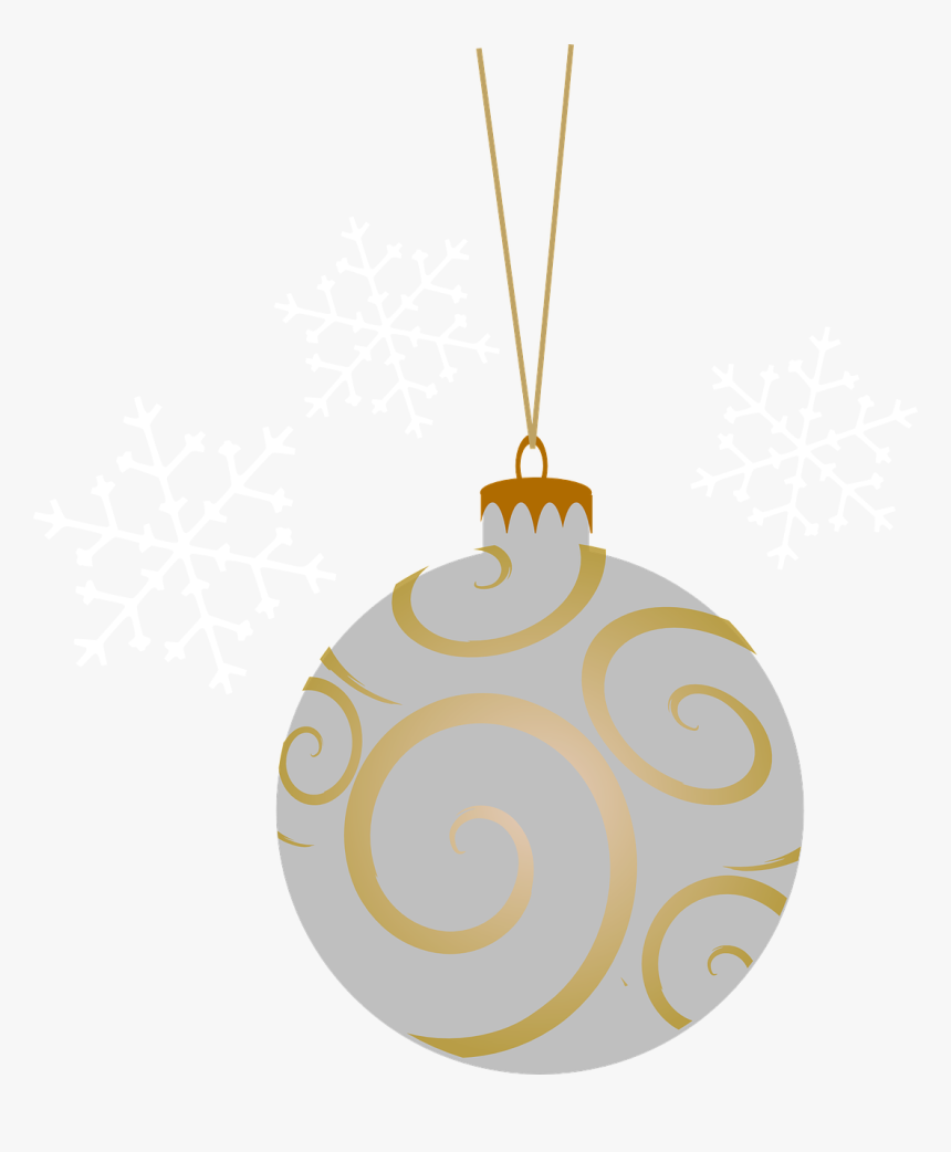 How To Draw A Christmas Ball, Bauble - Christmas Bauble To Draw, HD Png Download