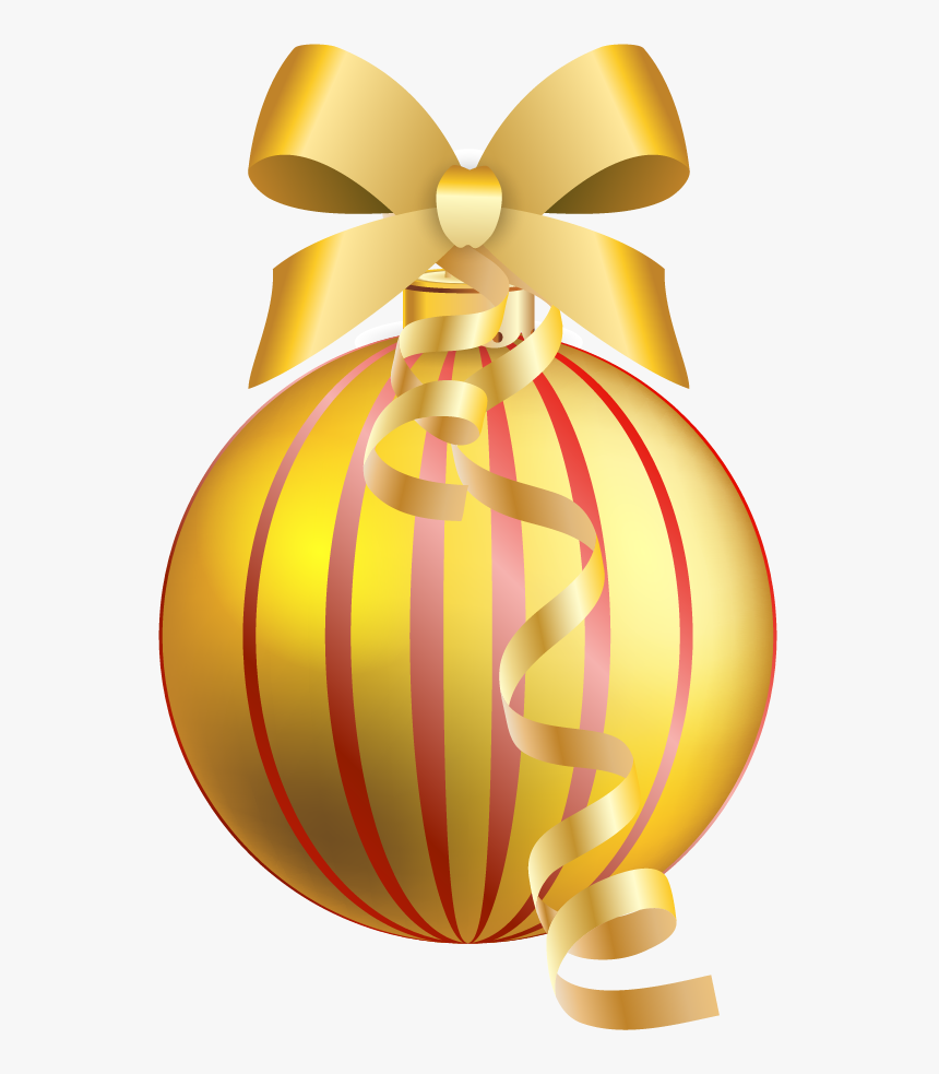 Gold Bow Png, Transparent Png