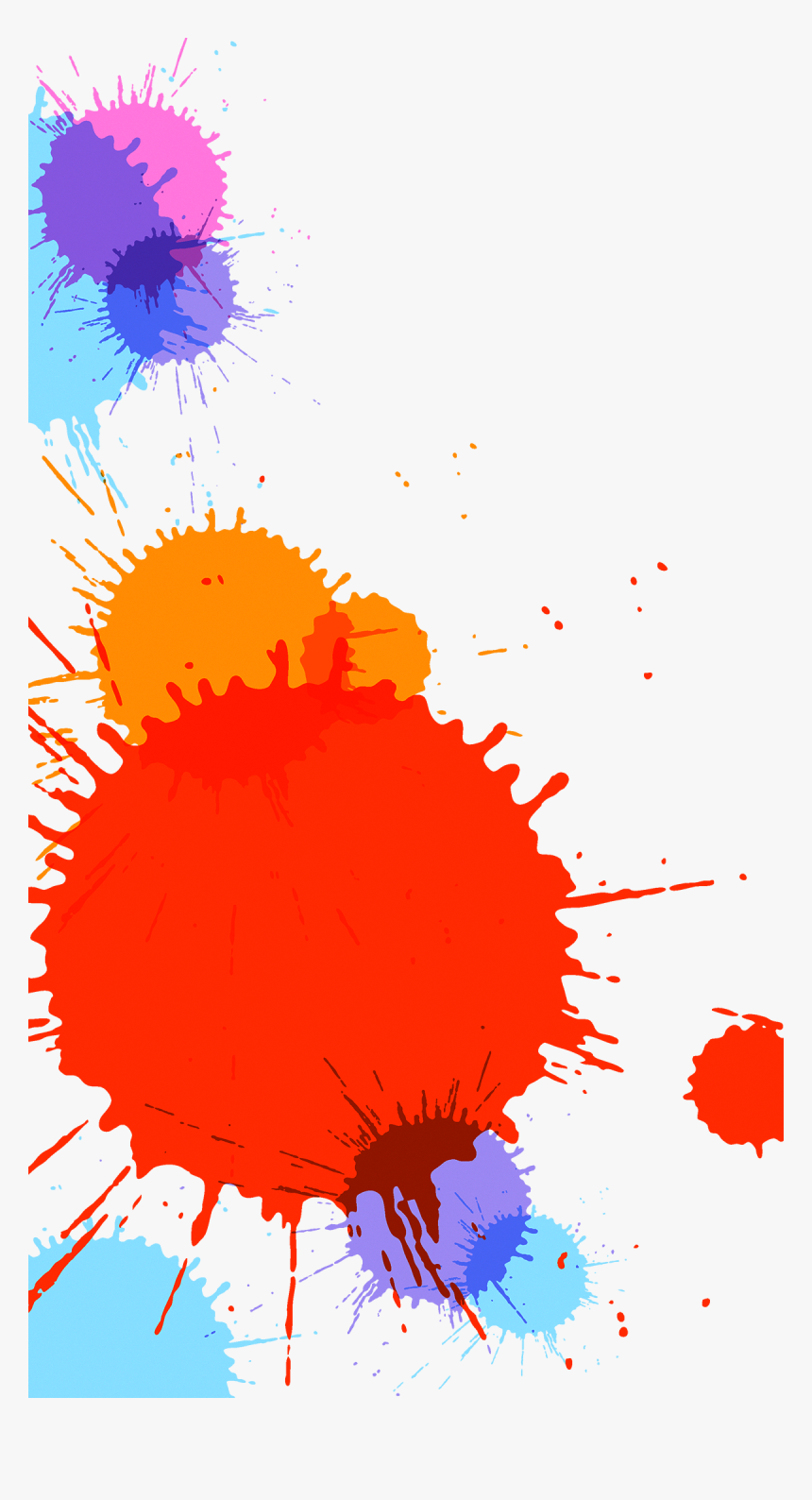 Transparent Paint Splash Clipart - Paint Splash Paint Png, Png Download
