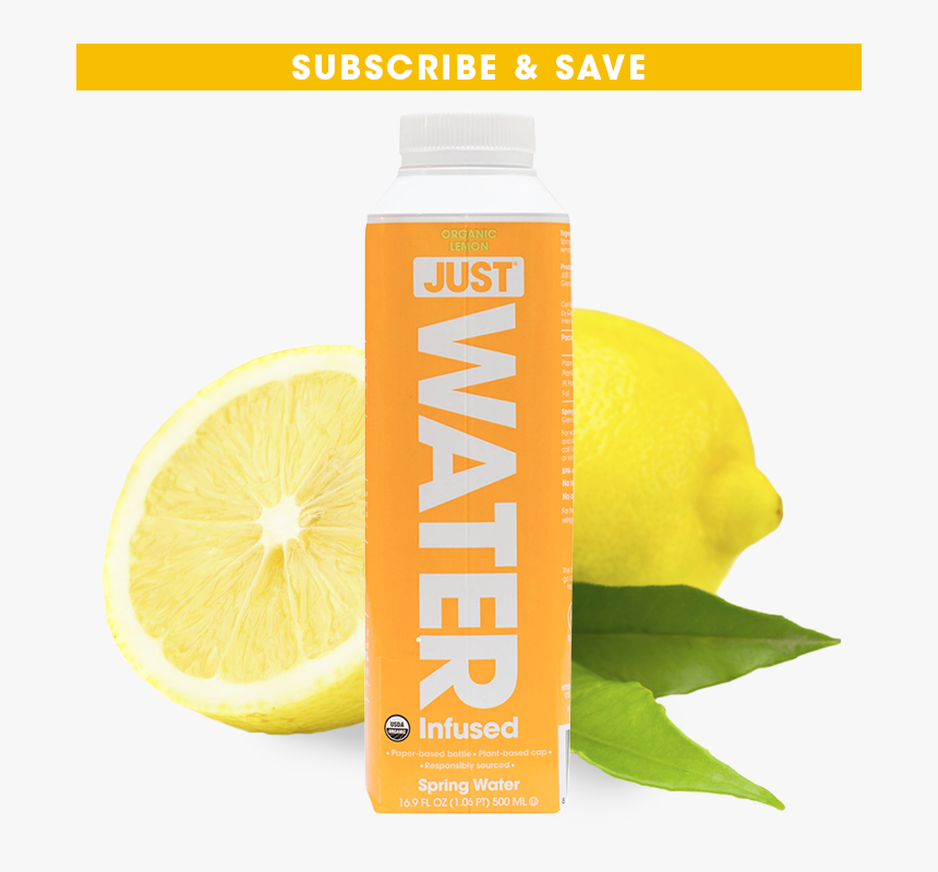 Organic Pack Just Water - Sweet Lemon, HD Png Download