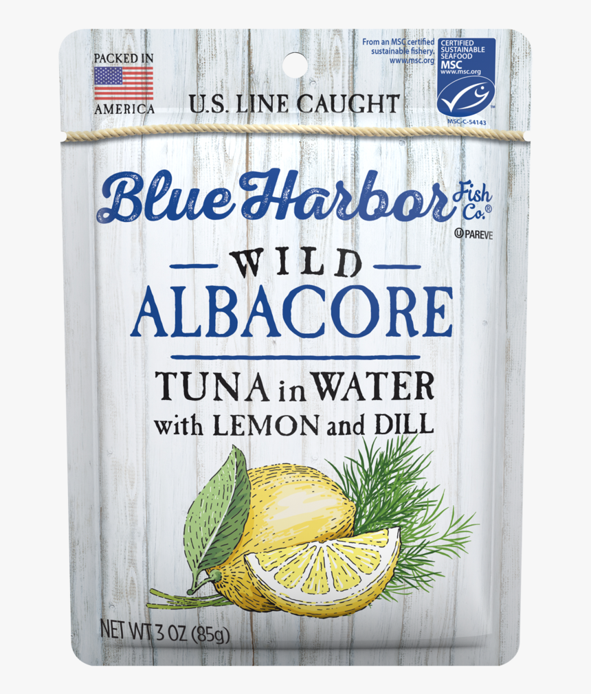 Tuna In Water With Lemon And Dill - Juicebox, HD Png Download