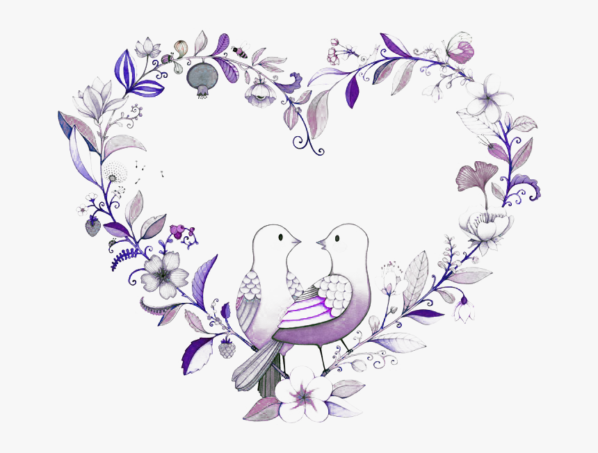Wedding Love Birds Png - Thank You For Sharing My Page, Transparent Png