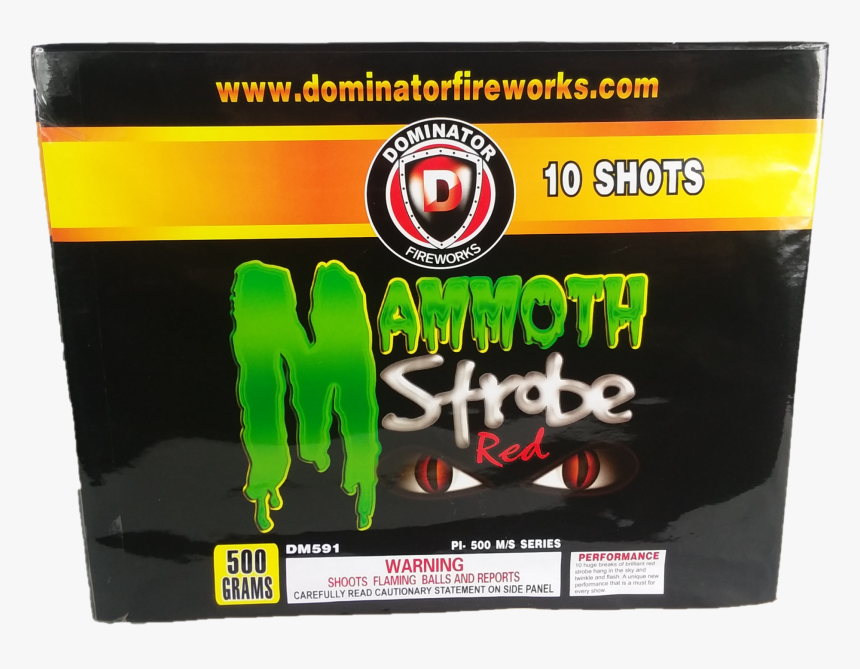 Dm591 Mammoth Strobe Red - D, HD Png Download