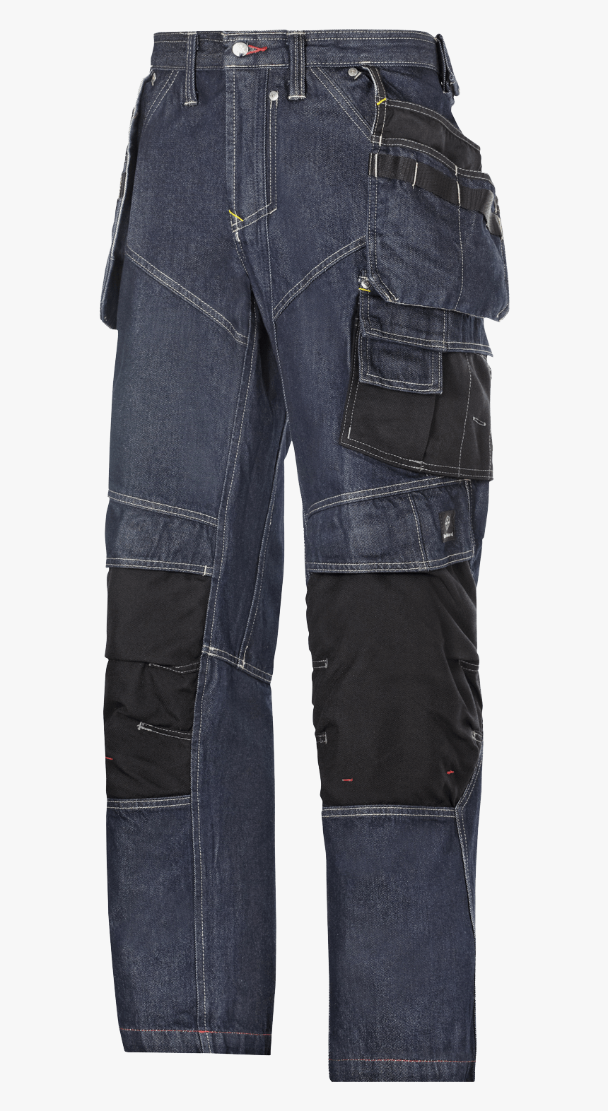 Work Jeans Transparent Image - Snickers Denim Work Trousers, HD Png Download