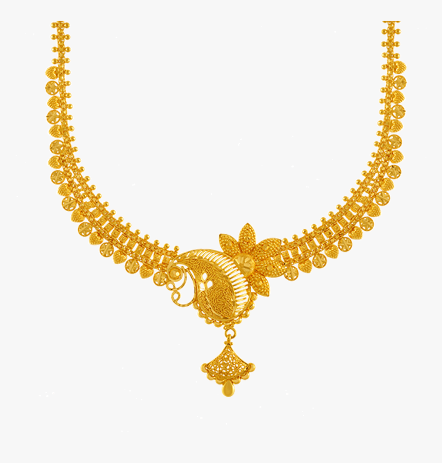 Chandra Jewellers 22k Yellow Gold Neckless - Pc Chandra Jewellers Necklace, HD Png Download