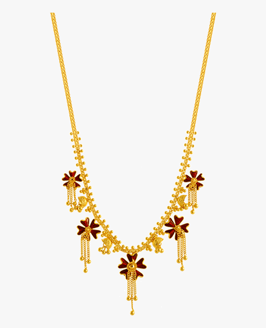 Chandra Jewellers 22k Yellow Gold Neckless - Necklace, HD Png Download