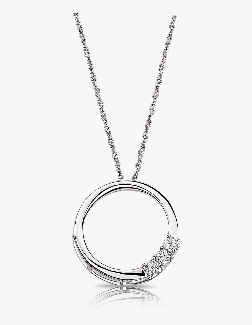 Today, Tomorrow, Forever Diamond Circle Pendant In - Locket, HD Png Download