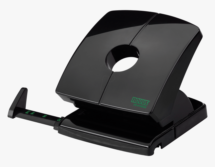 Hole Punch, 30 Sheets, Black Novus 025-0637 - Novus 025-0637 Office Punch Black 114 X 135 X 172 Mm, HD Png Download
