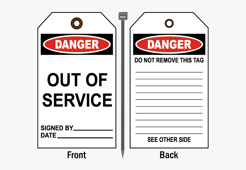 Printable Lock Out Tag HD Png Download Transparent Png Image PNGitem