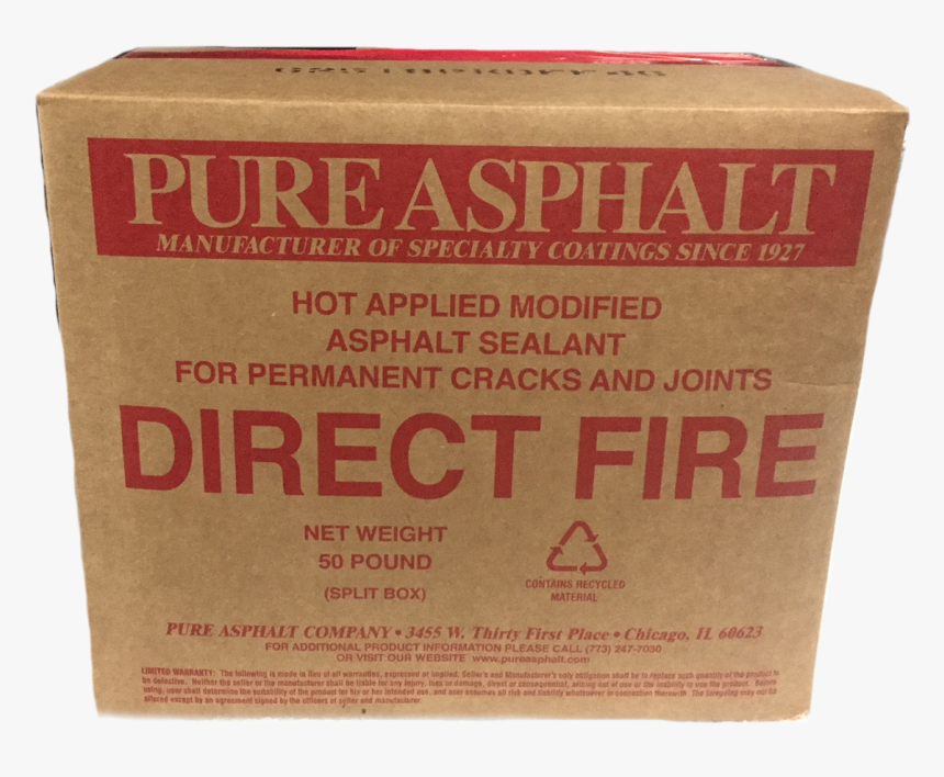 Pure Asphalt Direct Fire Crack Filler - Box, HD Png Download