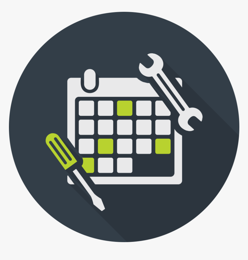 Content Scheduling Tools - Calendar Symbol White Blue Colour, HD Png Download