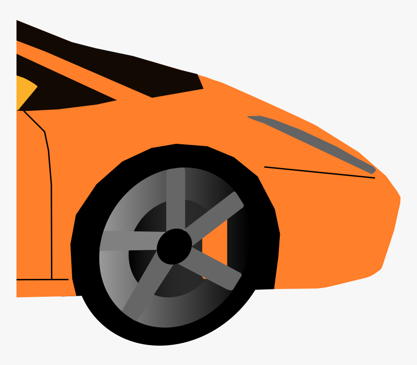 Transparent Turbocharger Clipart - Car Clipart Side View, HD Png Download