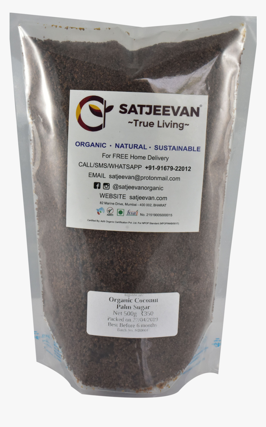 Organic Coconut Palm Sugar 
 Data-zoom //cdn - Jamaican Blue Mountain Coffee, HD Png Download