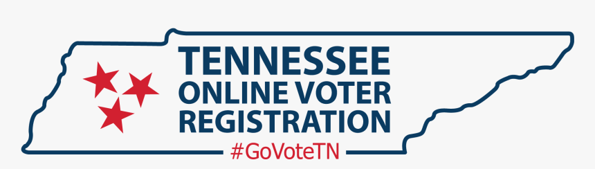 Outline Of State Of Tn With Words, Tennessee Online - Tennessee Voter Registration, HD Png Download