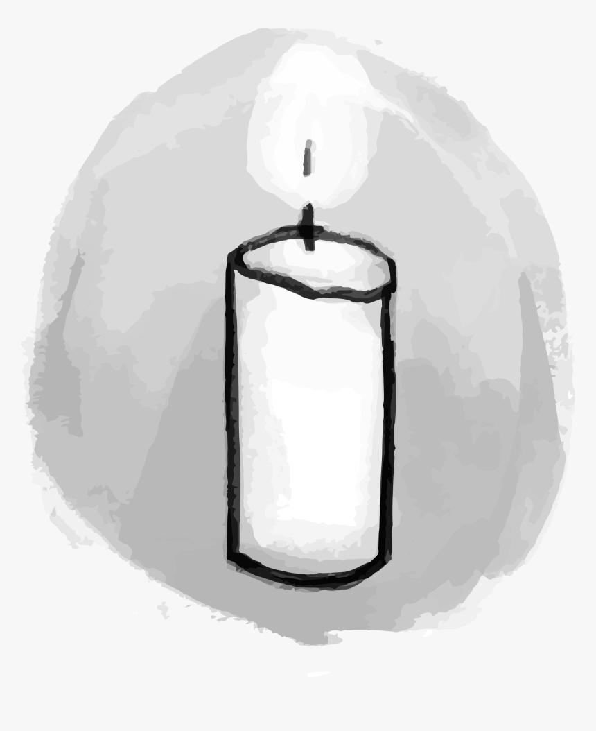 Candle Illustration For Bereavement And Sympathy Catering - Illustration, HD Png Download