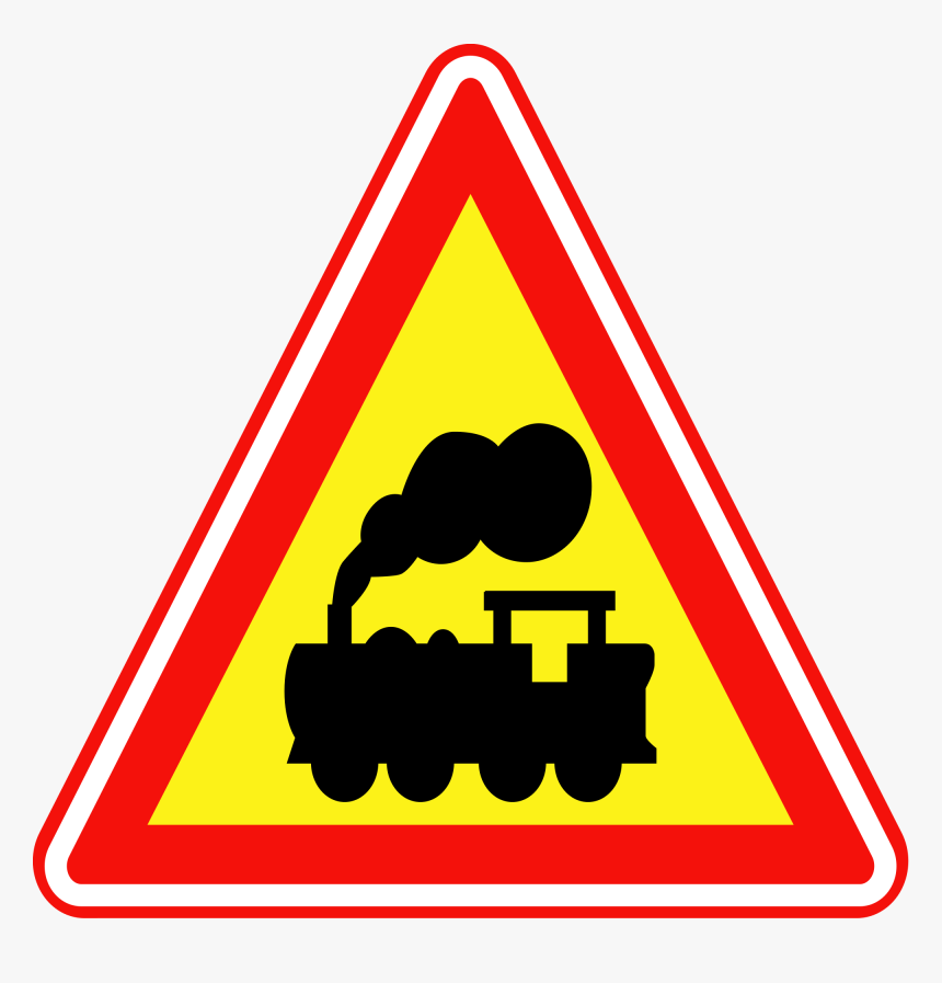 Korean Traffic Sign Railway Crossing Sign Board, HD Png Download , Transparent Png Image PNGitem
