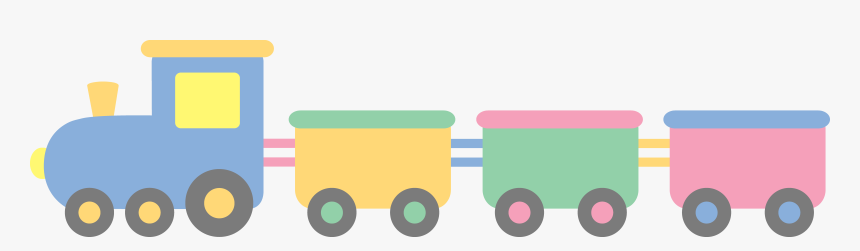 Cartoon Trains - Baby Train Clipart Png, Transparent Png