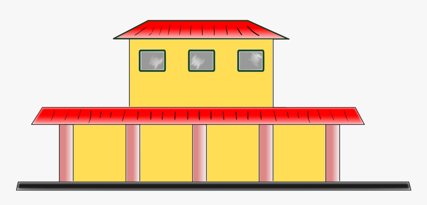 Images For Train Station Clip Art - Train Station Clipart, HD Png Download