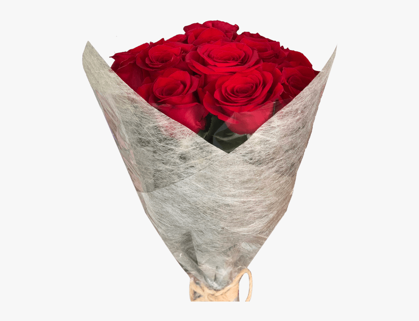 Diy 12 Red Roses Bouquet Magnaflor - Diy Rose Bouquet, HD Png Download