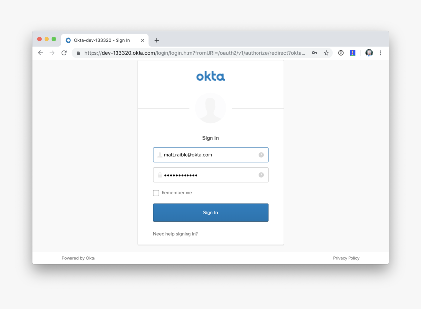Okta Login Okta Login Screen, HD Png Download , Transparent Png Image