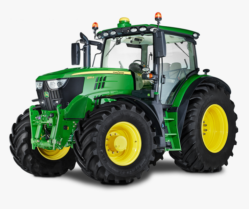 John Deere 6195m Tractor, HD Png Download