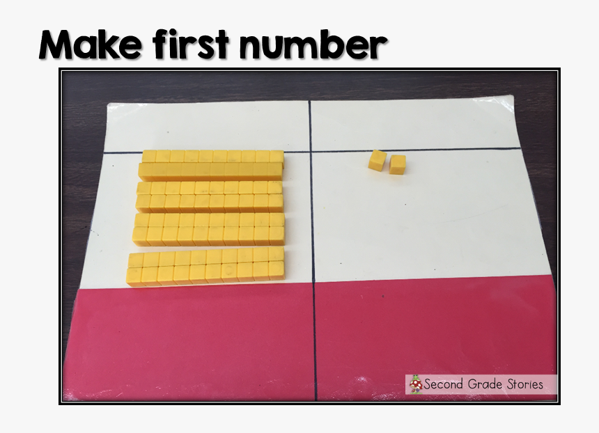 Then Use Number Cards To Show The Second Number In - Wood, HD Png Download