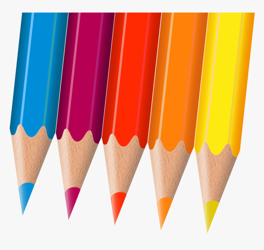 Clip Art Pencils Transprent Png Free - Transparent Background Colour Pencils Png, Png Download
