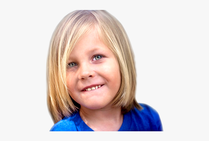 Small Girl Smiling Showing Her Teeth - Bambine Di 7 Anni, HD Png Download