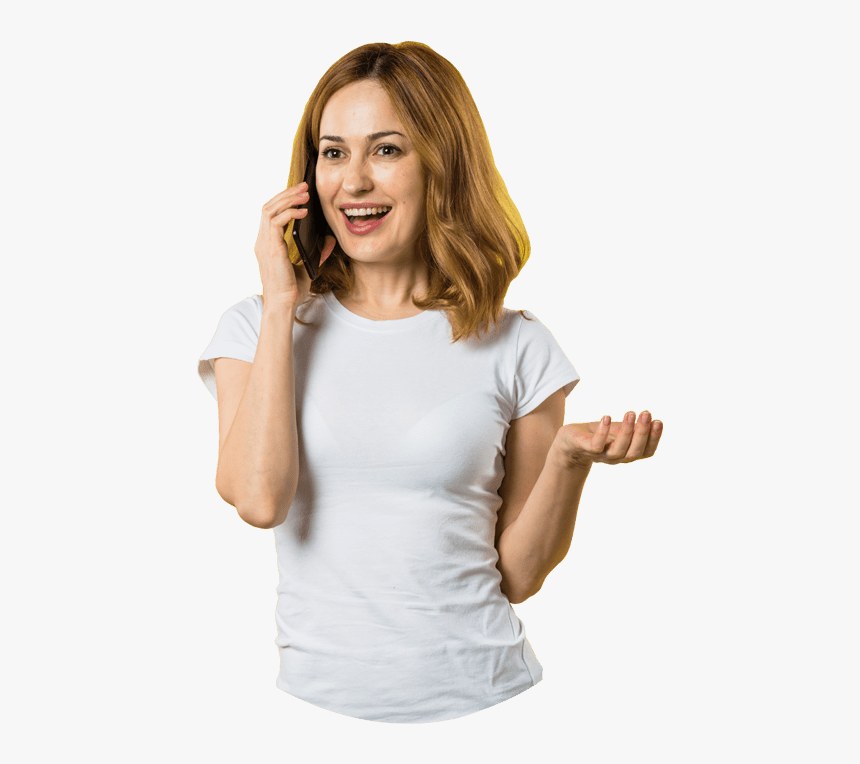 Free Calls Using Inclusive Minutes From Uk Mobile And - Girl, HD Png Download
