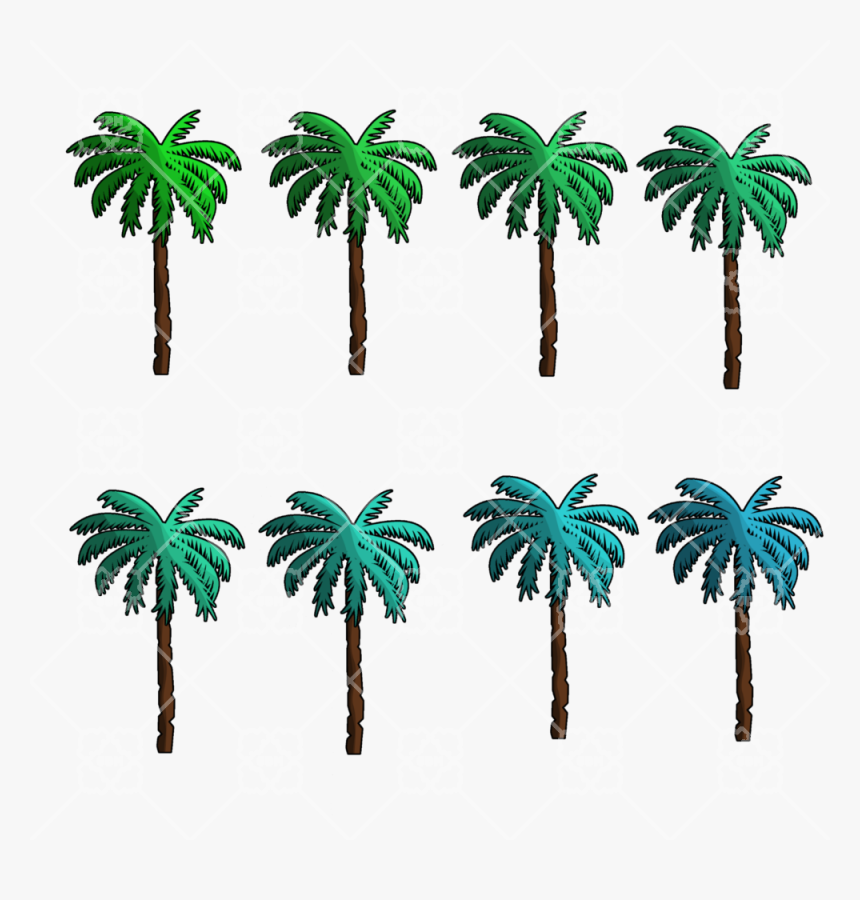 Sample File - Animated Palm Tree, HD Png Download