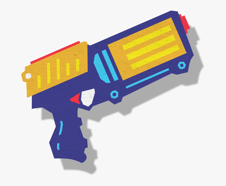 Water Guns Clipart - Nerf Gun Clipart Png, Transparent Png