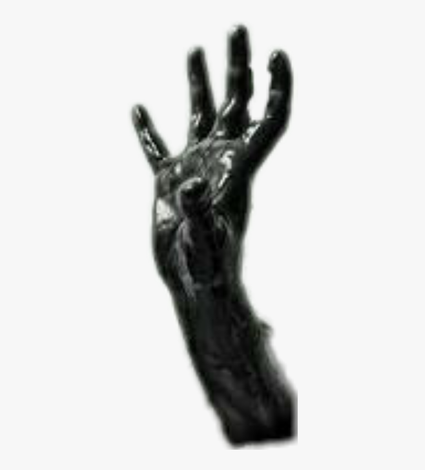 #hand #blackhand #horror - Statue, HD Png Download