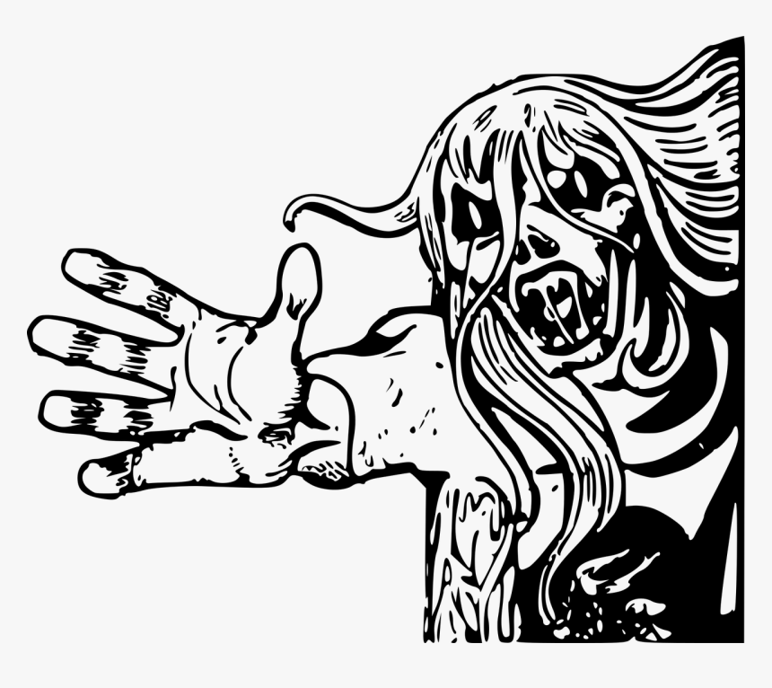 Beast Evil Game Asset Call Free Photo - Horror Png Black White, Transparent Png